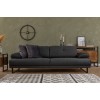 Atelier del Sofa 3-Seat Sofa-Bed Mustang - Anthracite Anthracite