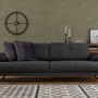 3-Seat Sofa-Bed Mustang - Anthracite Anthracite