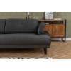 Atelier del Sofa 3-Seat Sofa-Bed Mustang - Anthracite Anthracite