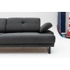 Atelier del Sofa 3-Seat Sofa-Bed Mustang - Anthracite Anthracite