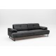 3-Seat Sofa-Bed Mustang - Anthracite Anthracite Atelier del Sofa 3-Seat Sofa-Bed Mustang - Anthracite Anthracite