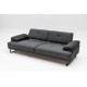 3-Seat Sofa-Bed Mustang - Anthracite Anthracite Atelier del Sofa 3-Seat Sofa-Bed Mustang - Anthracite Anthracite