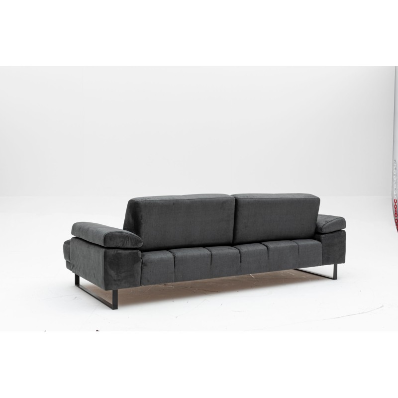 Atelier del Sofa 3-Seat Sofa-Bed Mustang - Anthracite Anthracite