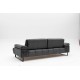 3-Seat Sofa-Bed Mustang - Anthracite Anthracite Atelier del Sofa 3-Seat Sofa-Bed Mustang - Anthracite Anthracite