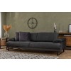 Atelier del Sofa 3-Seat Sofa-Bed Mustang - Anthracite Anthracite