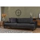 3-Seat Sofa-Bed Mustang - Anthracite Anthracite Atelier del Sofa 3-Seat Sofa-Bed Mustang - Anthracite Anthracite