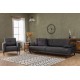3-Seat Sofa-Bed Mustang - Anthracite Anthracite Atelier del Sofa 3-Seat Sofa-Bed Mustang - Anthracite Anthracite