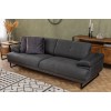 Atelier del Sofa 3-Seat Sofa-Bed Mustang - Anthracite Anthracite