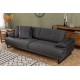 3-Seat Sofa-Bed Mustang - Anthracite Anthracite Atelier del Sofa 3-Seat Sofa-Bed Mustang - Anthracite Anthracite