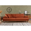 Atelier del Sofa 3-Seat Sofa-Bed Mustang - Orange Orange