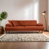 Atelier del Sofa 3-Seat Sofa-Bed Mustang - Orange Orange