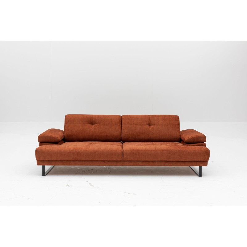 Atelier del Sofa 3-Seat Sofa-Bed Mustang - Orange Orange