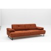 Atelier del Sofa 3-Seat Sofa-Bed Mustang - Orange Orange