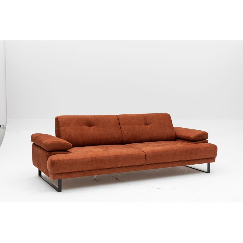 Atelier del Sofa 3-Seat Sofa-Bed Mustang - Orange Orange