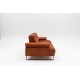 Atelier del Sofa 3-Seat Sofa-Bed Mustang - Orange Orange