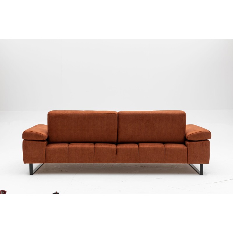 Atelier del Sofa 3-Seat Sofa-Bed Mustang - Orange Orange