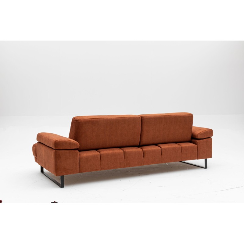 Atelier del Sofa 3-Seat Sofa-Bed Mustang - Orange Orange