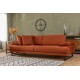Atelier del Sofa 3-Seat Sofa-Bed Mustang - Orange Orange