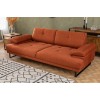 Atelier del Sofa 3-Seat Sofa-Bed Mustang - Orange Orange