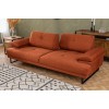 Atelier del Sofa 3-Seat Sofa-Bed Mustang - Orange Orange
