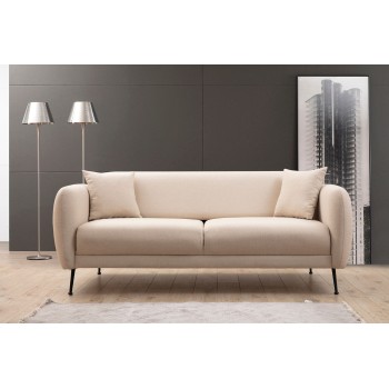 3-Seat Sofa-Bed Sevilla - Beige Beige