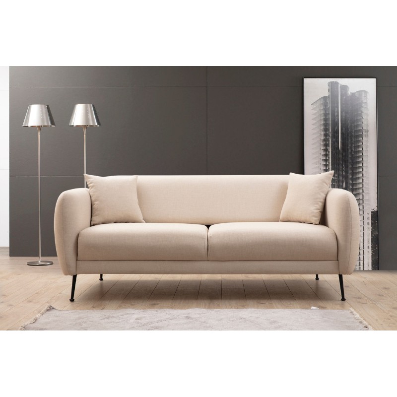 3-Seat Sofa-Bed Sevilla - Beige Beige