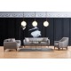3-Seat Sofa Belissimo - Grey Grey Atelier del Sofa 3-Seat Sofa Belissimo - Grey Grey