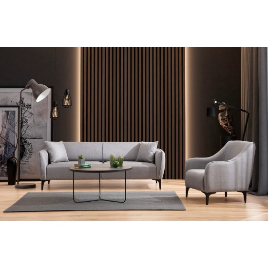 3-Seat Sofa Belissimo - Grey Grey Atelier del Sofa 3-Seat Sofa Belissimo - Grey Grey