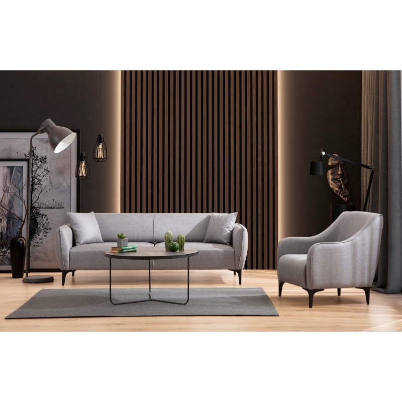 Atelier del Sofa 3-Seat Sofa Belissimo - Grey Grey
