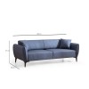3-Seat Sofa Belissimo - Blue Blue