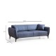 3-Seat Sofa Belissimo - Blue Blue 3-Seat Sofa Belissimo - Blue Blue