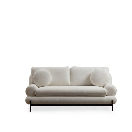 2-Seat Sofa Livorno - White White Atelier del Sofa 2-Seat Sofa Livorno - White White