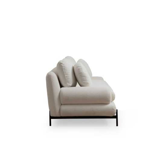 2-Seat Sofa Livorno - White White Atelier del Sofa 2-Seat Sofa Livorno - White White