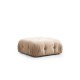 Πουφ Bubble - Χρώμα Cream - 95x95x45εκ Πουφ Bubble - Χρώμα Cream - 95x95x45εκ