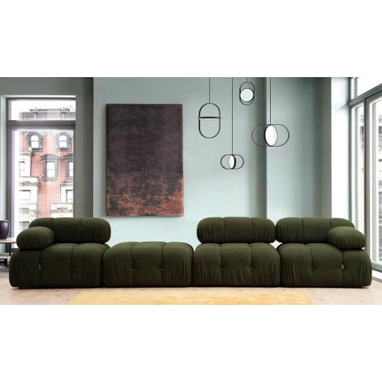 1-Seat Sofa Bubble 1R - Green Green 1-Seat Sofa Bubble 1R - Green Green