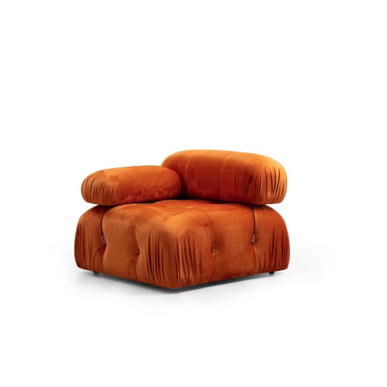 1-Seat Sofa Bubble L1 - Orange Orange 1-Seat Sofa Bubble L1 - Orange Orange