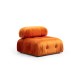 1-Seat Sofa Bubble O1 - Orange Orange 1-Seat Sofa Bubble O1 - Orange Orange