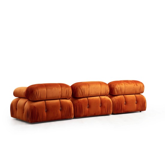 1-Seat Sofa Bubble O1 - Orange Orange 1-Seat Sofa Bubble O1 - Orange Orange