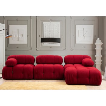 1-Seat Sofa Bubble L1 - Red Red
