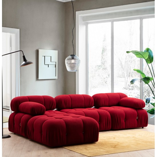1-Seat Sofa Bubble L1 - Red Red 1-Seat Sofa Bubble L1 - Red Red
