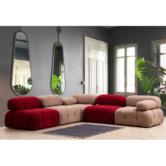 1-Seat Sofa Bubble O1 - Red Red 1-Seat Sofa Bubble O1 - Red Red