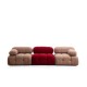 1-Seat Sofa Bubble O1 - Red Red 1-Seat Sofa Bubble O1 - Red Red