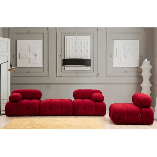 1-Seat Sofa Bubble O1 - Red Red 1-Seat Sofa Bubble O1 - Red Red
