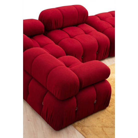 1-Seat Sofa Bubble O1 - Red Red 1-Seat Sofa Bubble O1 - Red Red