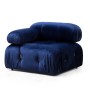1-Seat Sofa Bubble L1 - Velvet Blue Blue