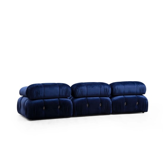 1-Seat Sofa Bubble L1 - Velvet Blue Blue 1-Seat Sofa Bubble L1 - Velvet Blue Blue