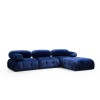 1-Seat Sofa Bubble L1 - Velvet Blue Blue