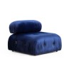 1-Seat Sofa Bubble O1 - Velvet Blue Blue