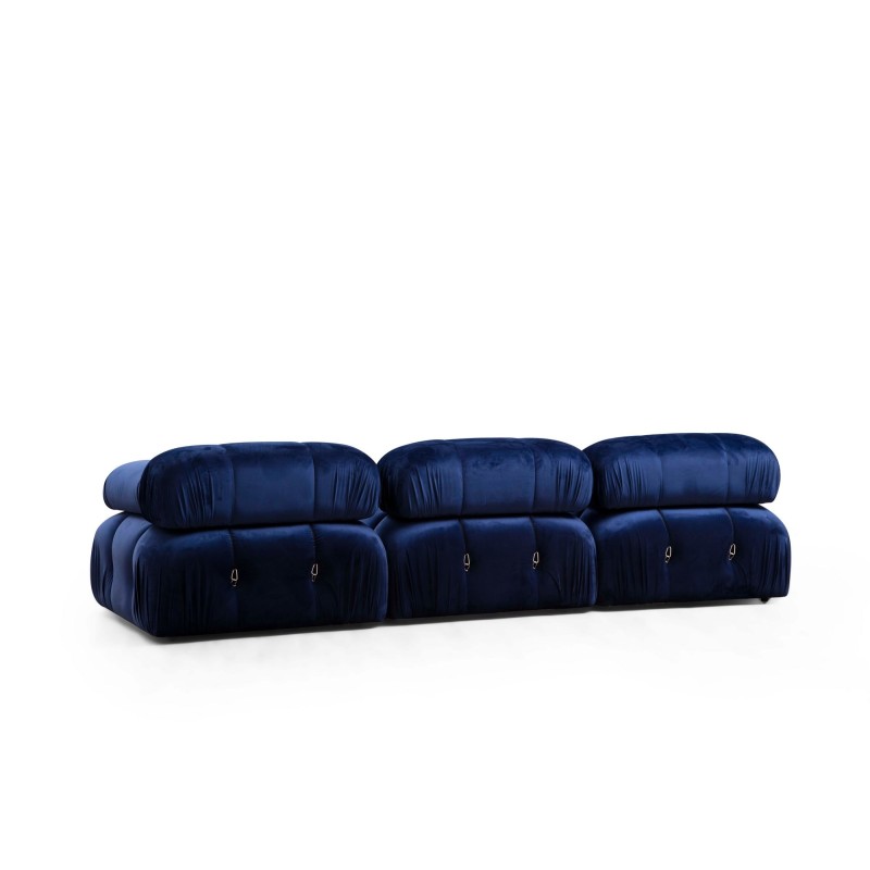 1-Seat Sofa Bubble O1 - Velvet Blue Blue