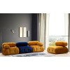 1-Seat Sofa Bubble O1 - Velvet Blue Blue